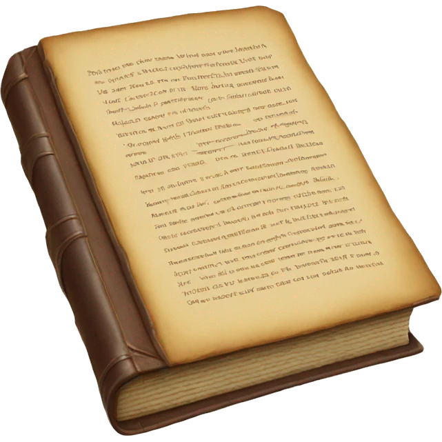 Old time book  emoji