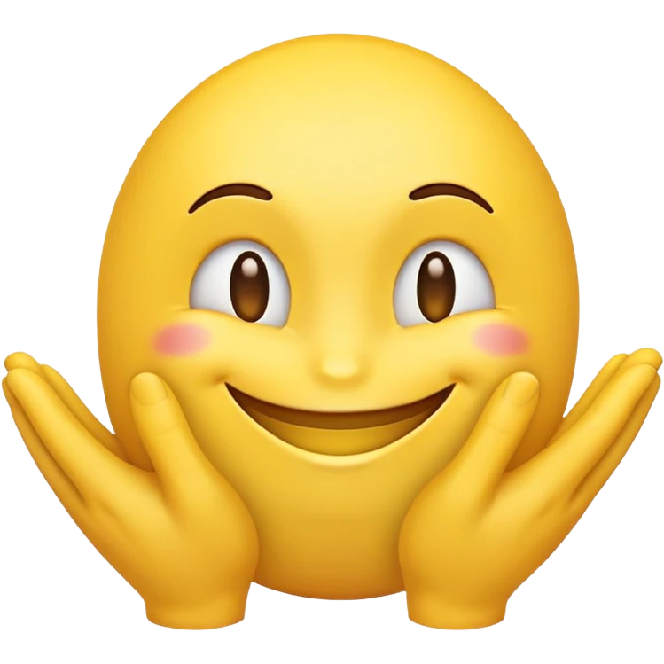 so i want an emoji with the grin from this one 😈 but im normal yellow emoji color with hands like 🙏🏻 but like rubbing together emoji