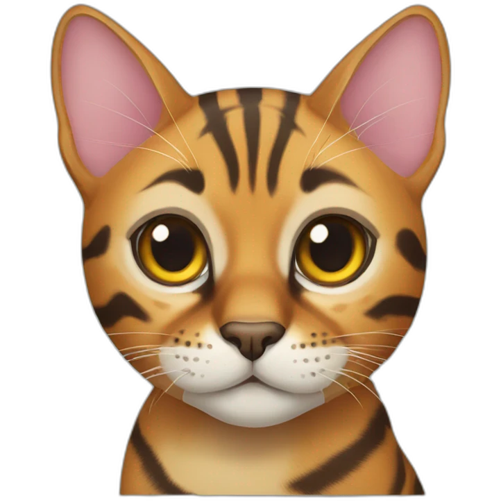 Bengal cat emoji