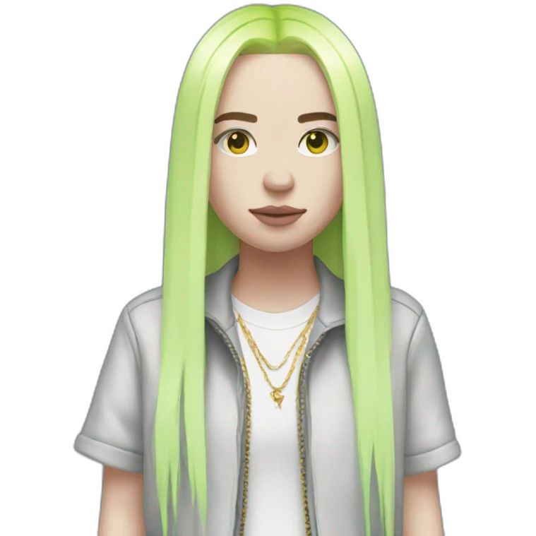billie eilish full body emoji