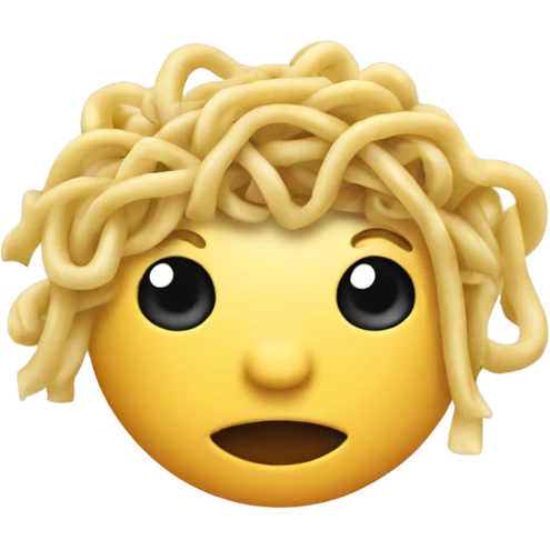 Noodles head emoji
