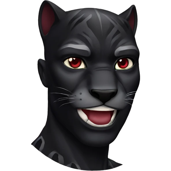 Black Panther Witz wine red eyes emoji
