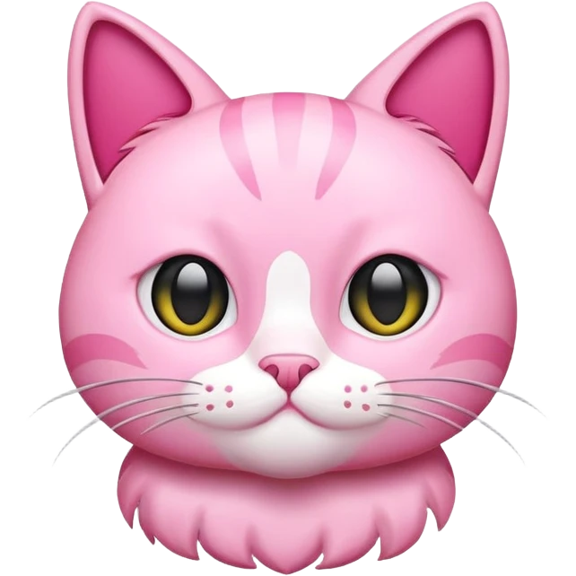 Kedi pembe emoji