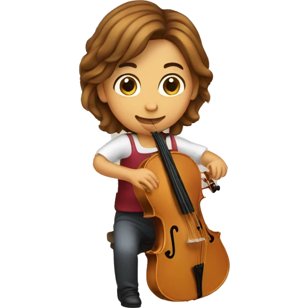 person playing strings (spanished dresse emoji