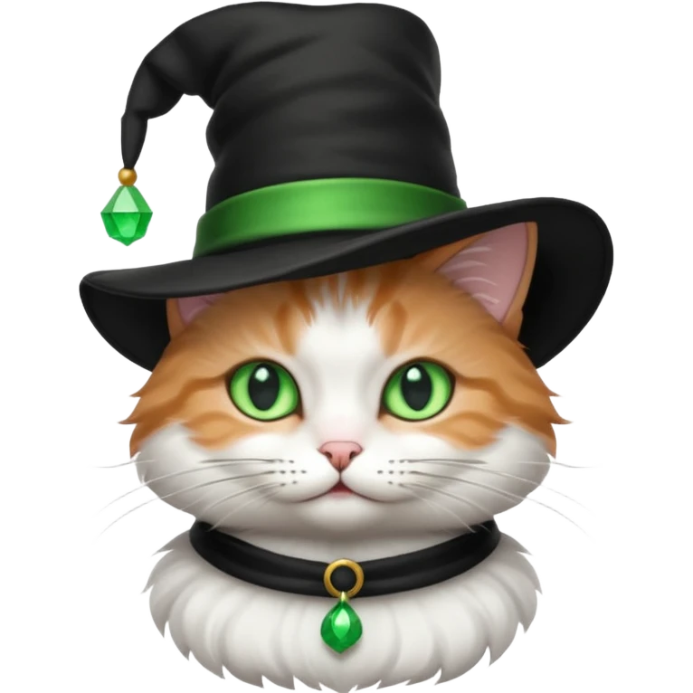 mèo đội nón ảo thuật emoji