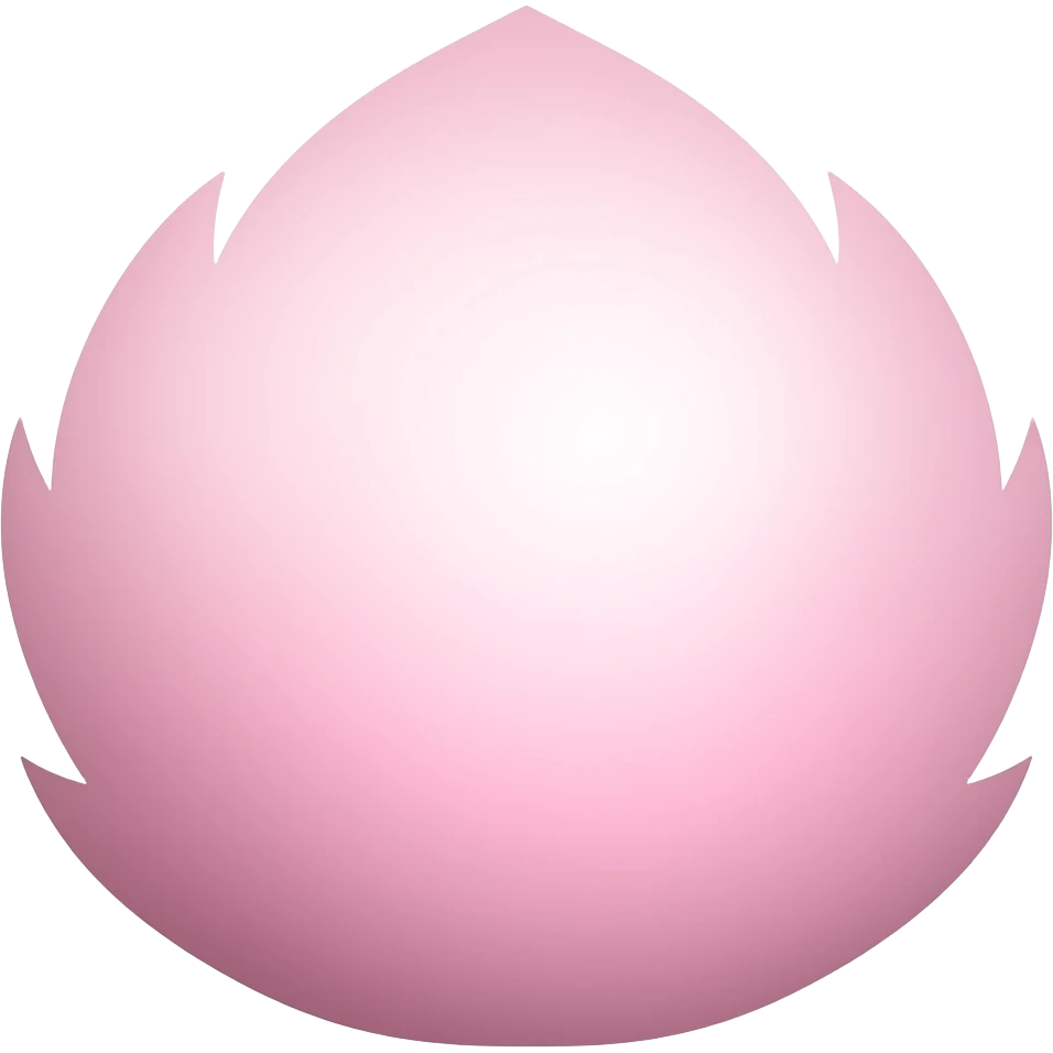 Pink rabbit tail emoji