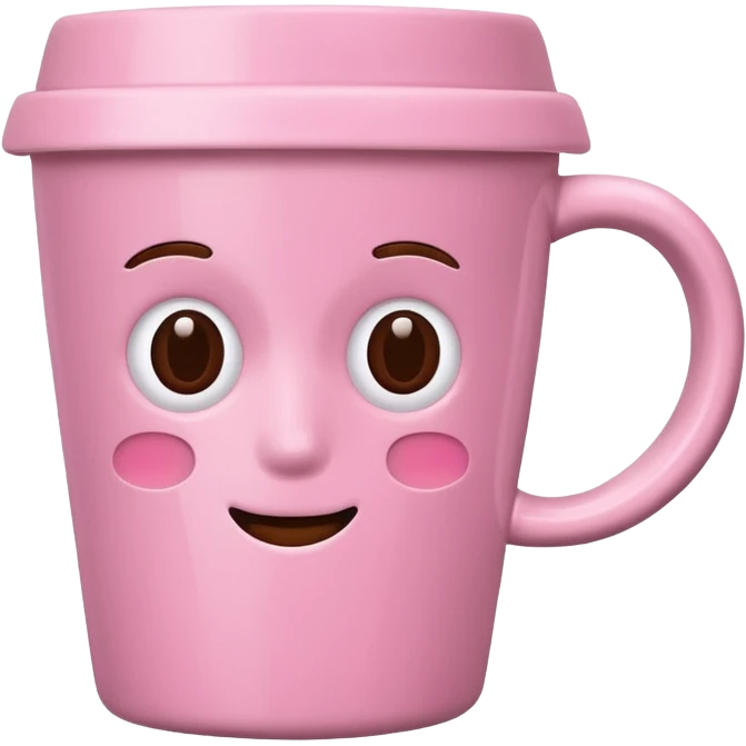pink coffee cup  emoji