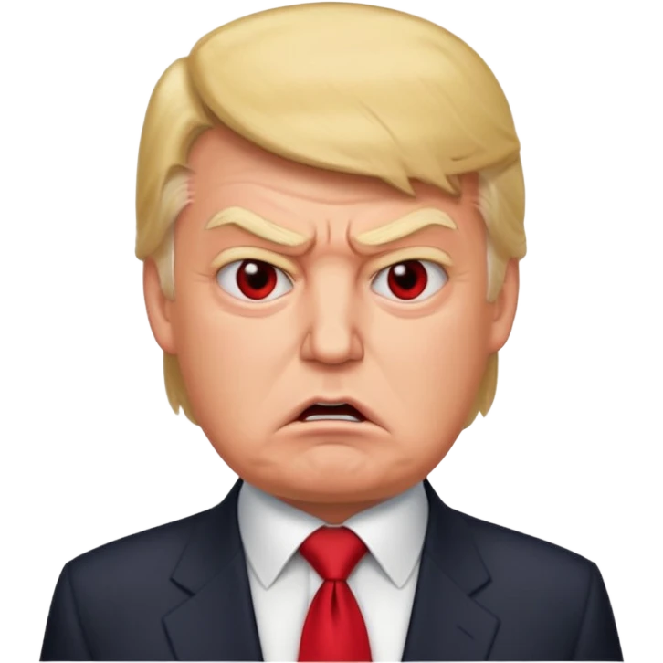 Trump but ugly emoji