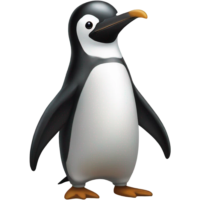 pingüino haciendo popo emoji