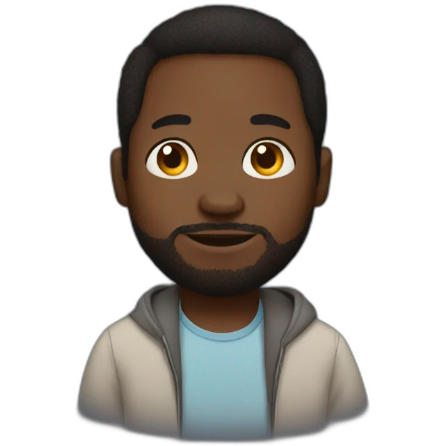 Pregnant black man emoji
