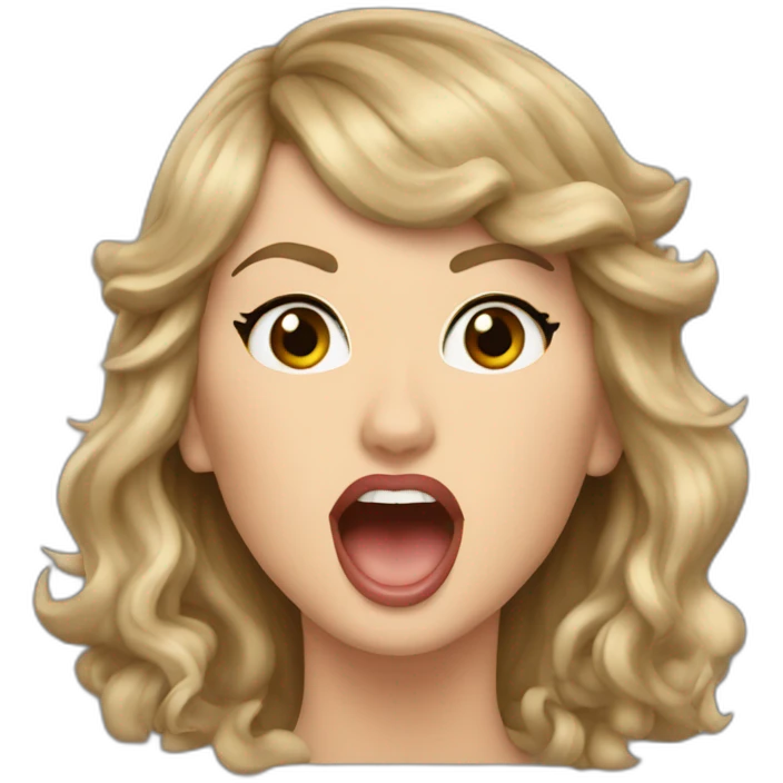 Taylor Swift singing emoji