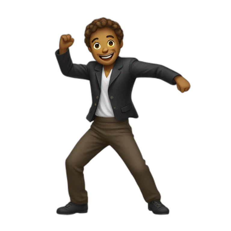 Chat qui danse emoji