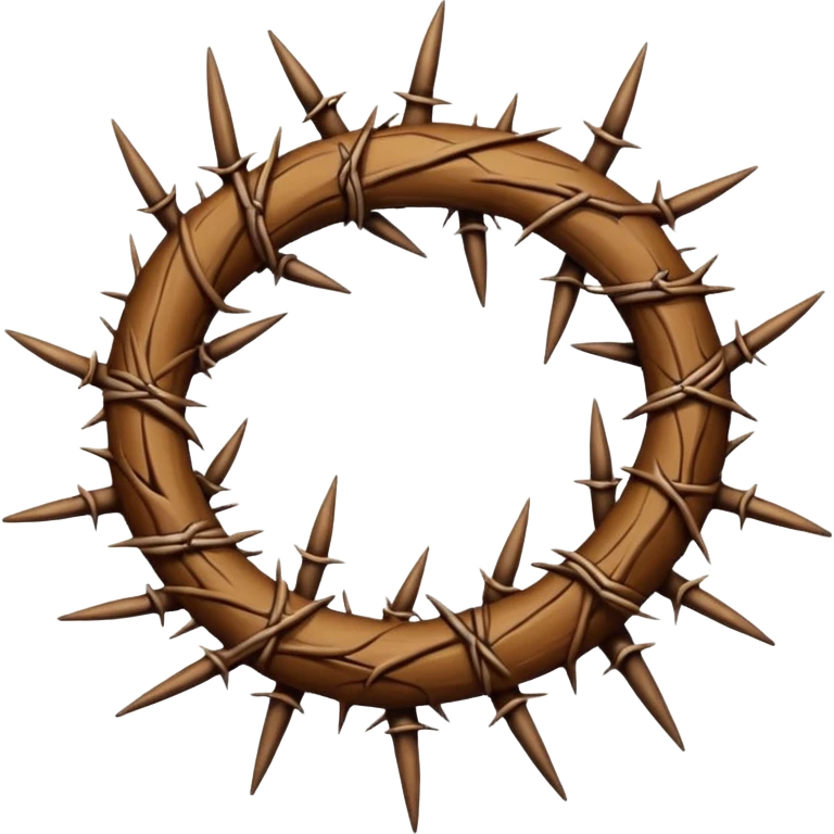 Corona de espinas emoji