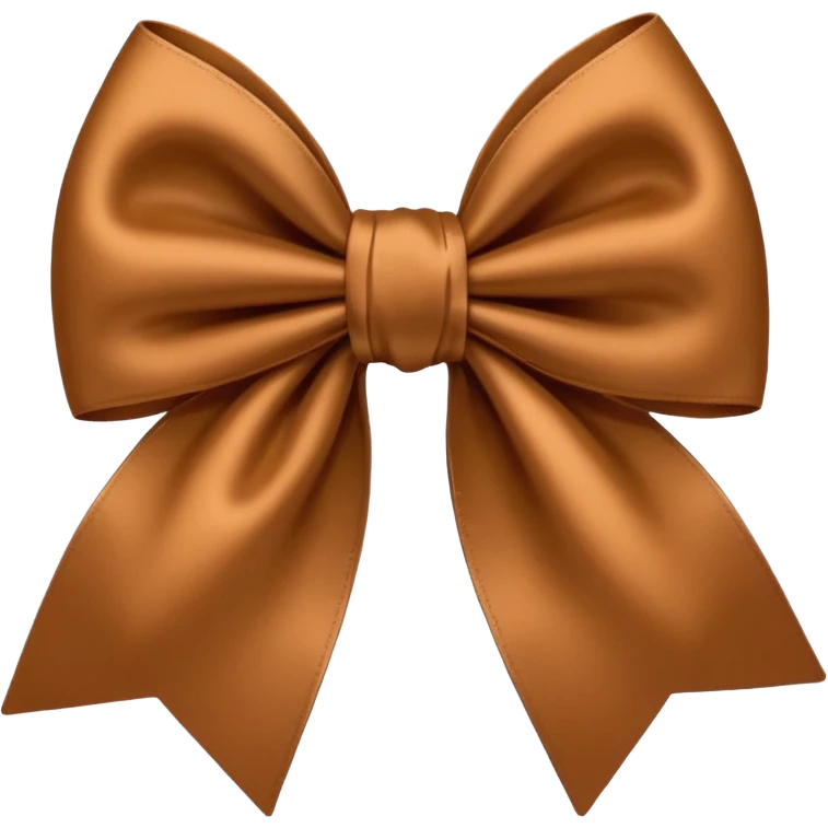 Brown bow  emoji