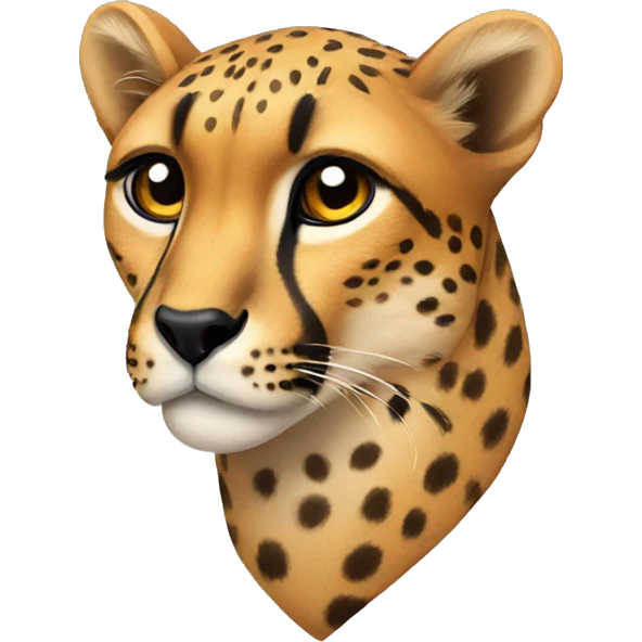 Cheetah heart emoji