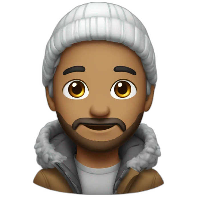 A fabulous winter emoji