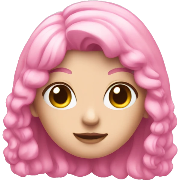 Aesthetic pink emoji