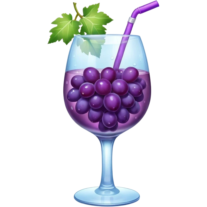 Grapes Drink emoji