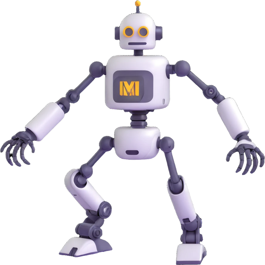 robot with mechanical arms emoji