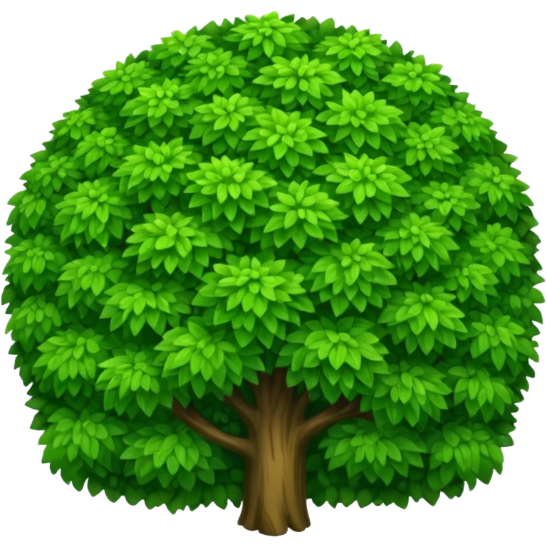 create a dnd style dense_bush.png using 48x48 pixels size emoji
