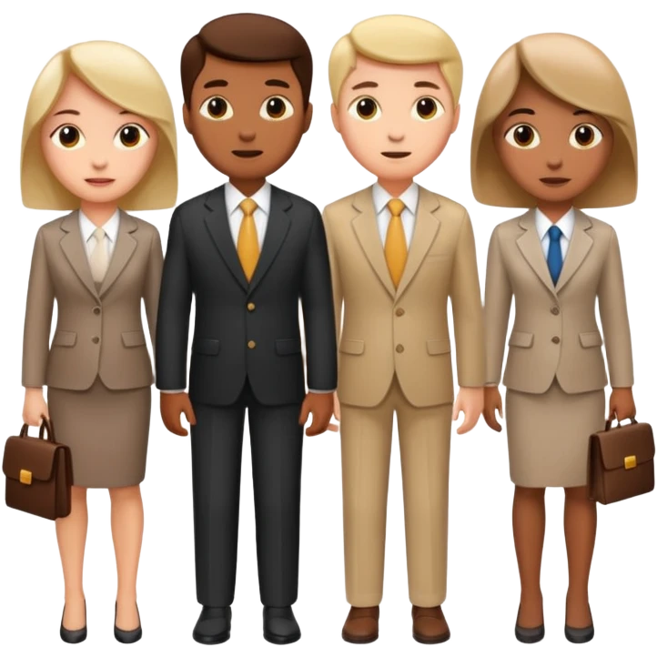 insurer team 3d render emoji