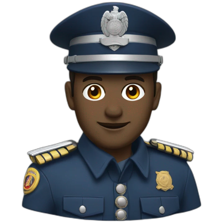 French gendarmerie male emoji
