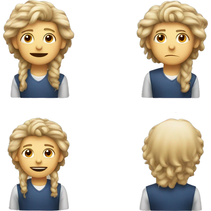 Yorkshire caolho, cabelo longo tocando o chão, língua para fora emoji