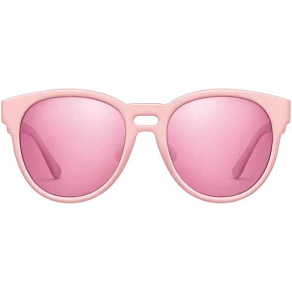 Powder pink sunglasses emoji