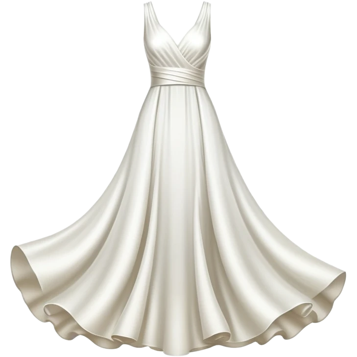 White dress with no person emoji