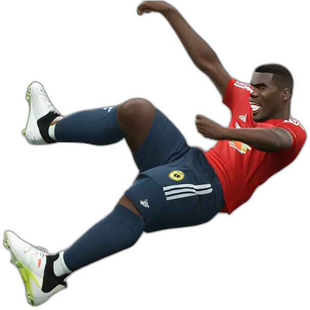 Paul Pogba fait un backflip emoji