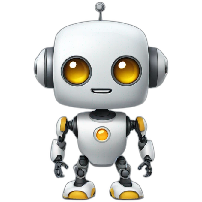 Cute robot emoji