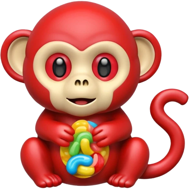 Monkey candy emoji