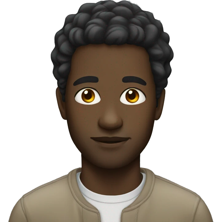 Black man emoji