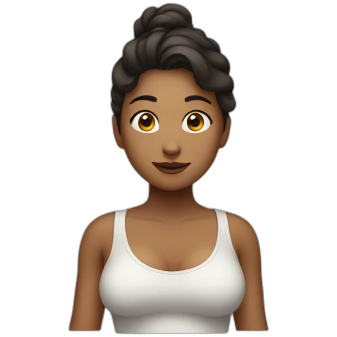 girl with big boobs walking emoji