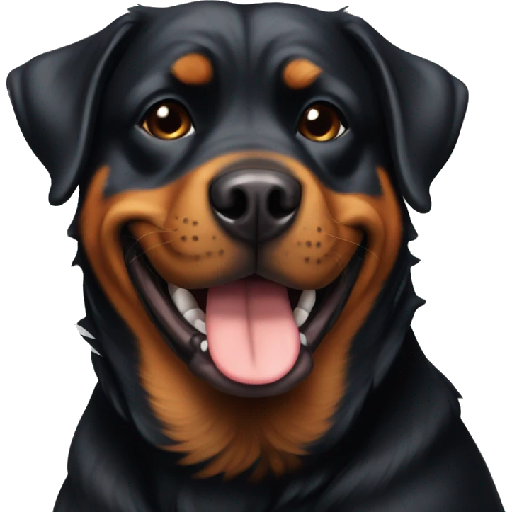 rottweiler happy emoji