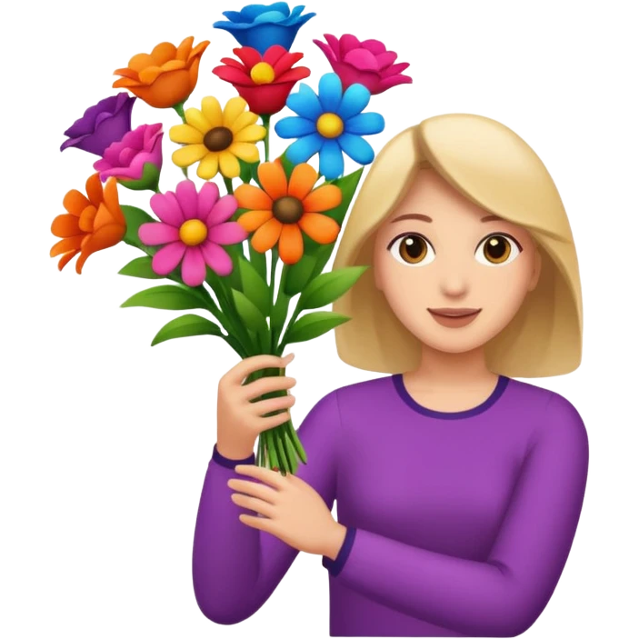 throwing bouquet emoji