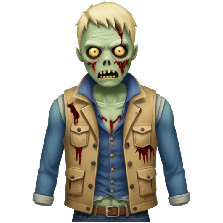 zombie in vests emoji