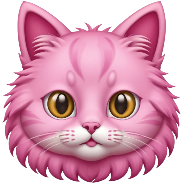 Pink cat emoji