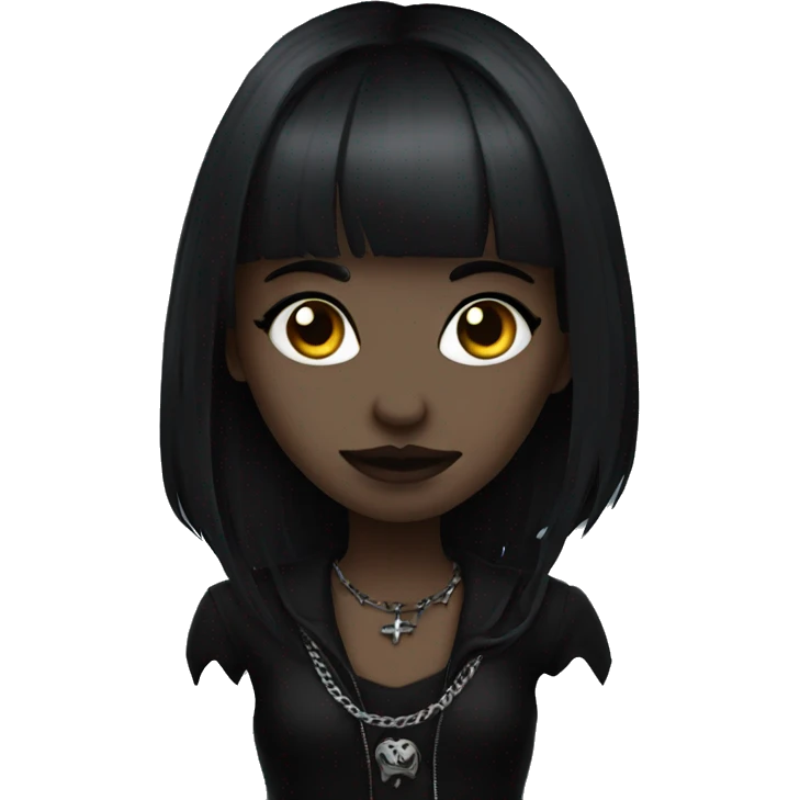 Goth girl  emoji