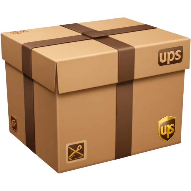 UPS delivery parcel emoji
