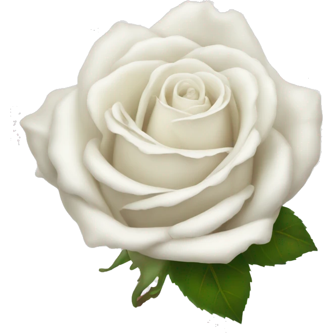 White rose emoji