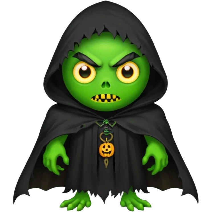 halloween themed monster with "Sythe" emoji