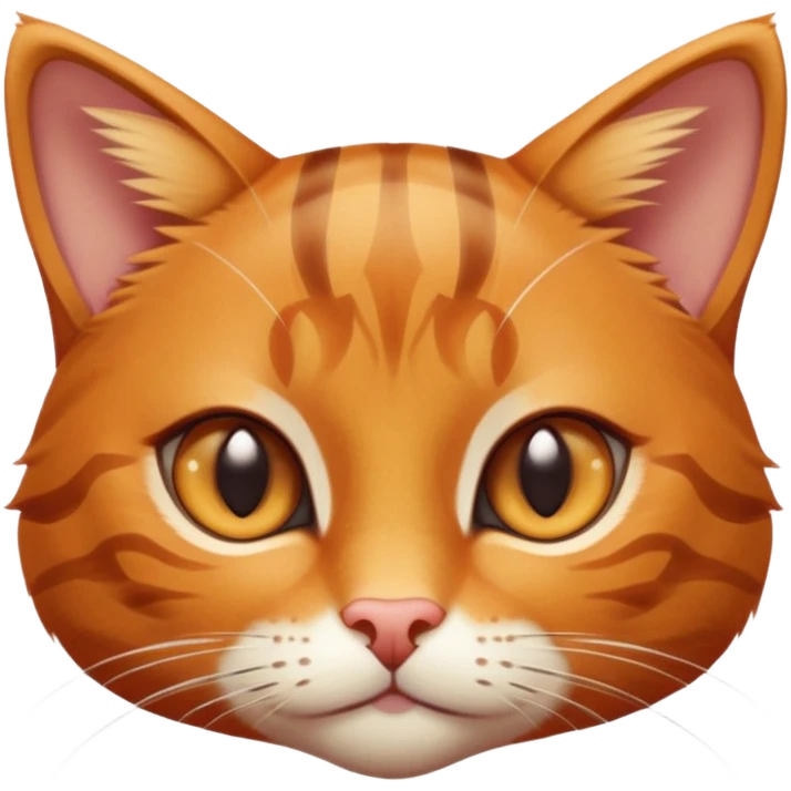 cinematic-cute-ginger-tabby-cat-portrait-emoji,-head-tilted-playfully-and-inquisitively,-sleek-orange-brown-fur-with-bold-tabby-stripes-and-a-distinctive-m-shaped-marking-on-the-forehead,-sparkling-amber-eyes,-simplified-yet-irresistible emoji