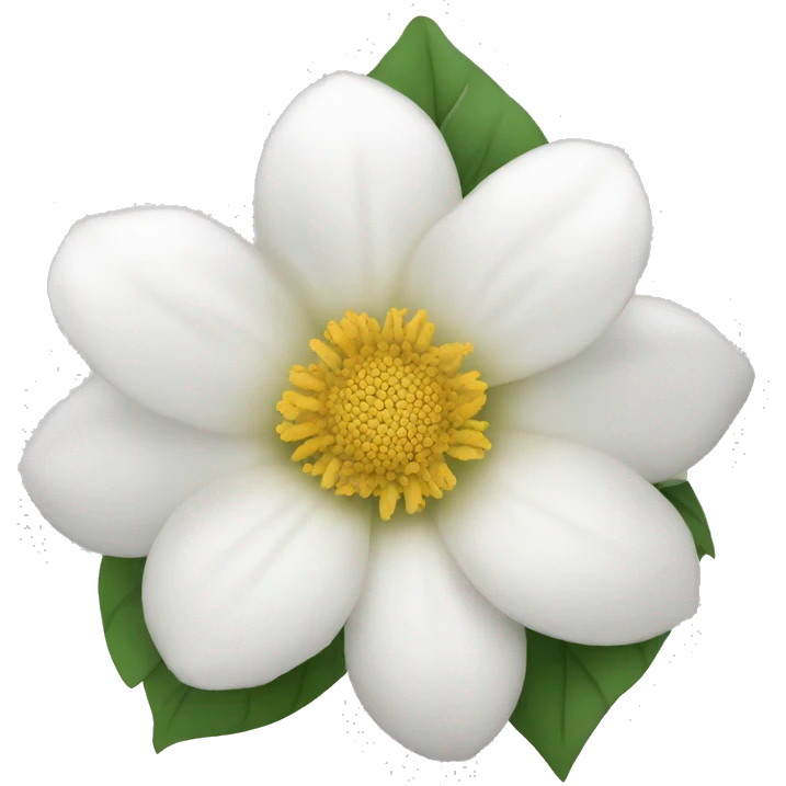 white flower emoji