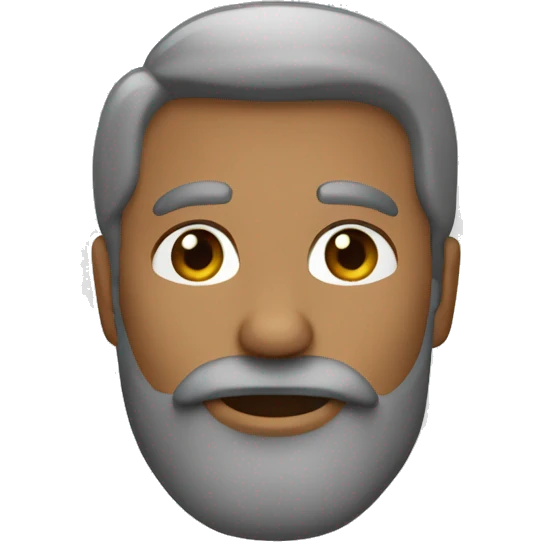 Hombre de 35 años con poca barba de tez blanca emoji