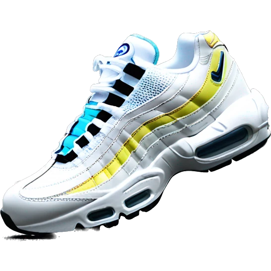 1 Air Max95 noir emoji