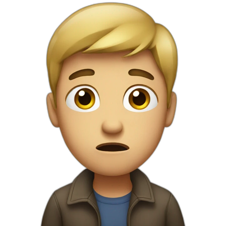 anxious person emoji