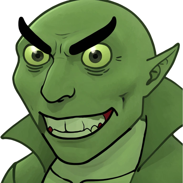 Vampire doing an Irish jig emoji