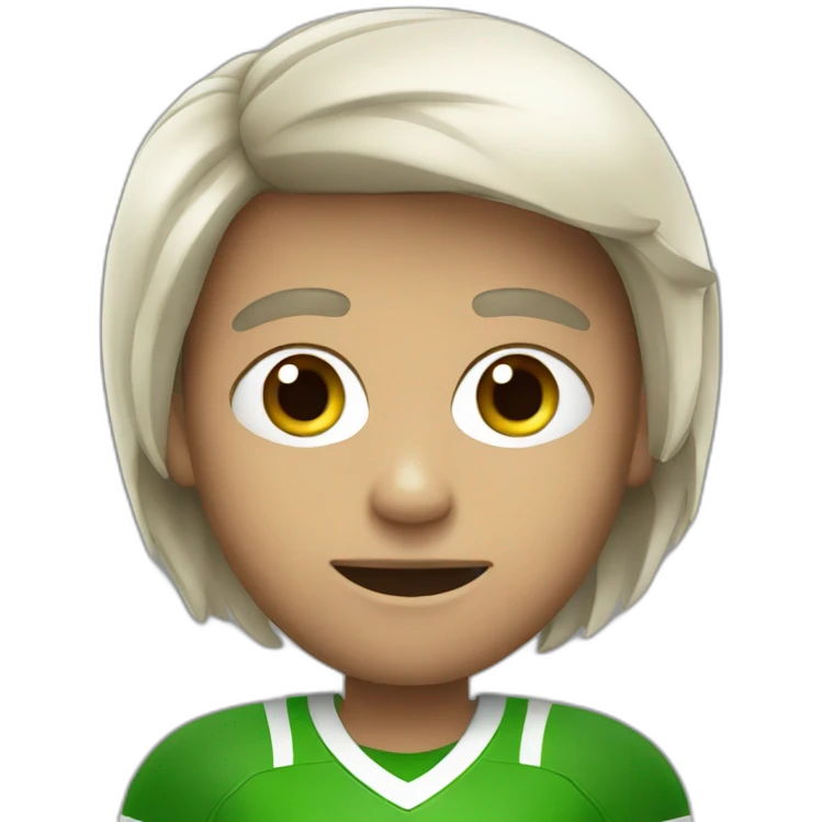Vegetarian football fan emoji