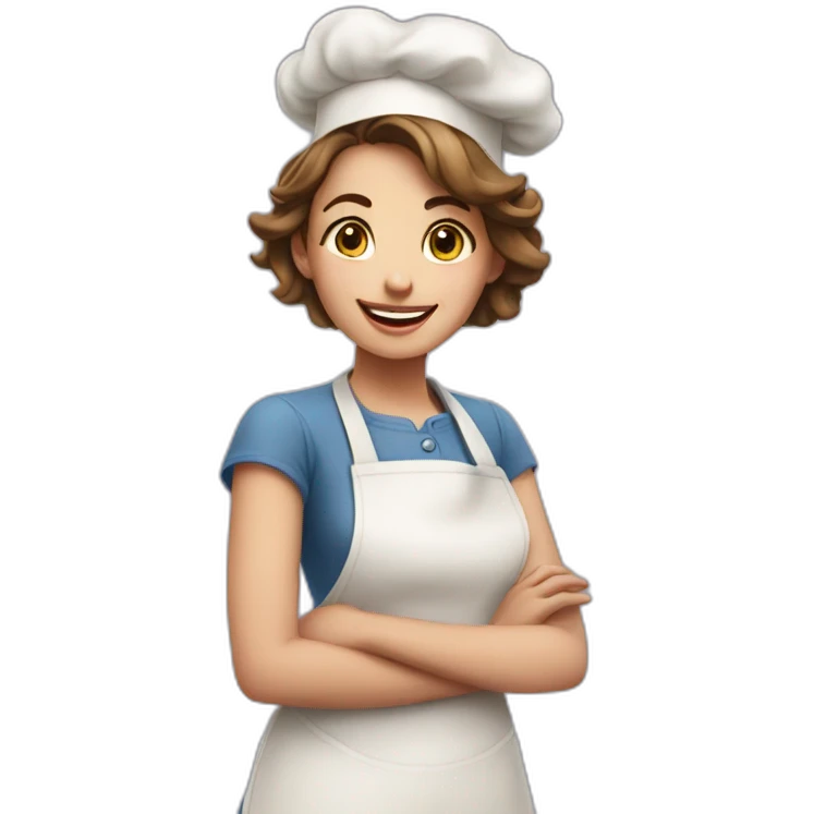 Baker girl thank you emoji